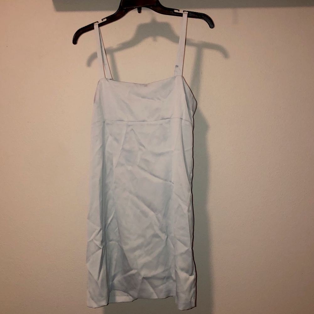 Urban outfitters silky dress minty blue. Brand new